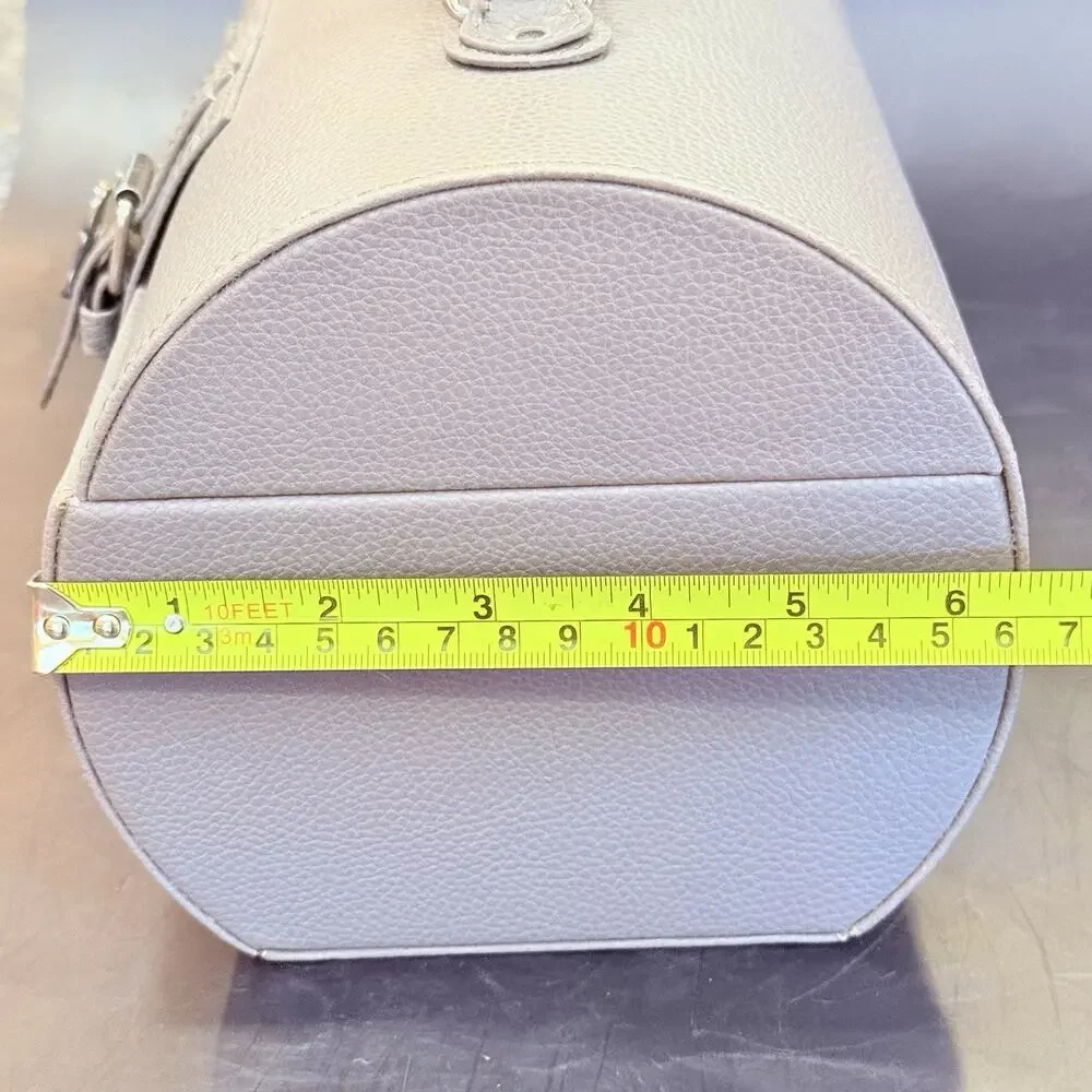 UNO de 50 Jewelry Travel Case Gray Red Jewelry Organizer Box Carry 10” EUC